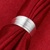 Street all-match jewelry 925 Sterling Silver Multi-line Rings For Women adjustable Wedding Party Christmas Gifts