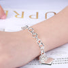 Street all-match romantic love heart 925 sterling silver Bracelet for woman fine jewelry Wedding party Holiday gift
