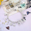 Street 925 Stamp silver fine Zircon heart key Pendant Bracelet for woman party Gifts wedding accessories Jewelry