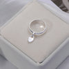 Street 925 Sterling silver romantic heart lock Couple ring size 6/7/8/9/10 LOVE Wedding Party gifts Jewelry