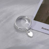 Street 925 Sterling silver romantic heart lock Couple ring size 6/7/8/9/10 LOVE Wedding Party gifts Jewelry