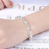 Street 925 sterling Silver charms Circle Bracelets necklace Jewelry set for men woman wedding accessories Party Gift
