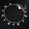 Street trend 925 sterling Silver lucky clover leaf zircon Chain Bracelet for Women Wedding Party gifts fine Jewelry