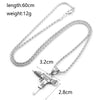 Submachine Gun Pistol Uzi Necklaces Men Hip Hop Accessories Dance Franco Chain Maxi Charm Long Pendant Necklace