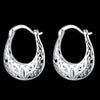 Trendsetter 925 Sterling Silver Pretty Carved drop Earrings for Women  party wedding Jewelry  Christmas Gifts