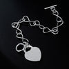 brands 925 sterling silver charm heart card Bracelets for women party Wedding designer fine jewelry Christmas gifts