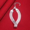charm 925 Stamp silver chain Bracelet for woman party wedding accessories gifts temperament jewelry