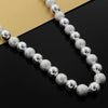 charms 8MM frosted smooth beads 925 Stamped Silver Necklaces for woman Classic noble Jewelry wedding Christmas Gift