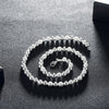 charms 8MM frosted smooth beads 925 Stamped Silver Necklaces for woman Classic noble Jewelry wedding Christmas Gift