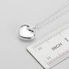 charms 925 Stamped Silver Solid Romantic heart Necklace For Women designer party wedding accessories Jewelry gifts