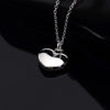 charms 925 Stamped Silver Solid Romantic heart Necklace For Women designer party wedding accessories Jewelry gifts