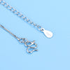 charms 925 Stamped silver Box chain geometry Heart triangle square cross Pendant Necklace For Women Jewelry gifts