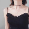 charms 925 Stamped silver Box chain geometry Heart triangle square cross Pendant Necklace For Women Jewelry gifts