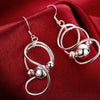 charms 925 Sterling Silver fine Earrings for Women Holiday gifts Street all-match party wedding noble Jewelry