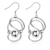 charms 925 Sterling Silver fine Earrings for Women Holiday gifts Street all-match party wedding noble Jewelry
