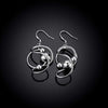 charms 925 Sterling Silver fine Earrings for Women Holiday gifts Street all-match party wedding noble Jewelry