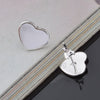 charms Jewelry 925 Stamp Silver romantic heart studs earrings for woman party wedding Holiday gifts
