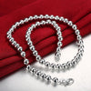 charms designer 925 sterling Silver fine 10MM beads Bracelets necklace Jewelry set for Women man wedding Party gifts