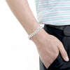 classic 10MM chain 925 sterling silver Bracelets for women man fine wedding accessories party Gifts Jewelry