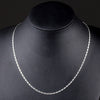 classic 925 Sterling Silver 2MM flat Clavicle chains Necklaces for Men Women wedding party fine Jewelry gifts