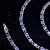 classic 925 Sterling Silver 2MM flat Clavicle chains Necklaces for Men Women wedding party fine Jewelry gifts