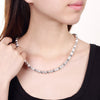custom 8MM Frosted beads 925 Sterling Silver Bracelets necklace Jewelry sets for women men wedding Party Gifts
