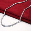 designer classic 4MM Buddha beads chain 925 sterling Silver Bracelet necklace Jewelry sets for women men Party Gifts