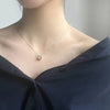 designer jewelry 925 Stamped Silver Shiny AAA Zircon Square Pendant Necklace For Women party Wedding beautiful Gift