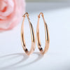 fine 18K gold plated 44MM hoop earrings 925 Sterling Silver for woman  party Jewelry Christmas Gifts