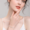 fine 925 Stamp silver Heart Lucky Clover Bracelets For women wedding party Jewelry noble Christmas gifts