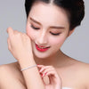 fine 925 Stamp silver Heart Lucky Clover Bracelets For women wedding party Jewelry noble Christmas gifts