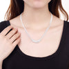 fine 925 Stamped Silver Tassel beads Grapes Necklace For Woman noble wedding party Jewelry Christmas gifts