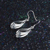 fine 925 Sterling Silver Charms Twist Wavy line drop Earrings for Woman Jewelry wedding party Christmas Gifts