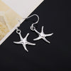 fine 925 Sterling Silver Pretty starfish Earrings for Women party wedding Holiday gifts classic Popular Jewelry