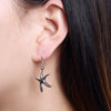 fine 925 Sterling Silver Pretty starfish Earrings for Women party wedding Holiday gifts classic Popular Jewelry