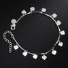 fine 925 sterling Silver romantic LOVE Heart card Bracelets for Women Wedding Party fine designer jewelry gift