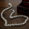 fine charms 7MM Circle 925 Stamped Silver Necklaces for men's woman wedding Party Jewelry Christmas Gifts