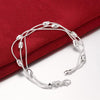 925 sterling silver beautiful tassel beads Bracelet for woman fine  jewelry Wedding party gifts
