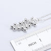 korean 925 Stamped Silver charms Grape beads Pendant Necklace For Women party wedding Jewelry Christmas gifts