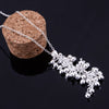 korean 925 Stamped Silver charms Grape beads Pendant Necklace For Women party wedding Jewelry Christmas gifts