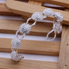 korean 925 sterling Silver Fireworks Pendant necklaces earring bangles bracelets rings Jewelry set for women Gifts