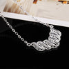 korean 925 sterling Silver elegant retro leaves necklace earrings  Jewelry sets for women party wedding gifts
