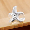 kpop 925 Sterling Silver fine Big starfish Rings For Women Party wedding  Charms Jewelry Christmas gifts