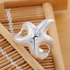 kpop 925 Sterling Silver fine Big starfish Rings For Women Party wedding  Charms Jewelry Christmas gifts