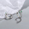 925 Sterling silver Crystal earring for women designer jewelry party wedding accessories birthday gift