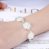 designer 925 sterling Silver Firework Pendant necklace bracelet for women Jewelry set Party wedding gifts