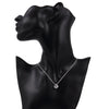 designer 925 sterling Silver crystal lattice Pendant necklace earrings for woman Jewelry sets Couple gifts