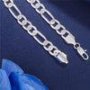 designer 925 sterling silver Bracelet charms 8MM geometry chain for man woman fine jewelry Wedding party gift