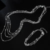 designer 925 sterling silver Tassel beads Bracelets necklaces for women original jewlery sets party wedding