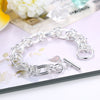 designer fine circle 925 sterling silver Bracelets for women man charms Wedding party brands Jewelry gifts